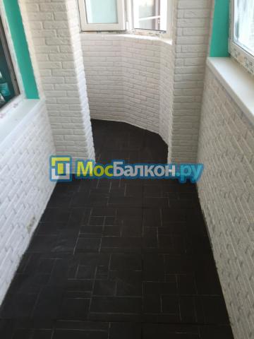 Остекление REHAU и обшивка искусственным камнем