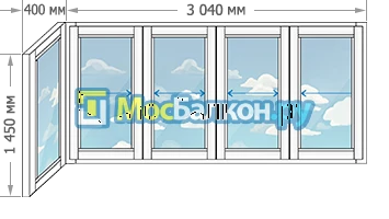 Заказать балкон в Лыткарино цена от 1320 руб | Остекление балконов и лоджий МосБалкон